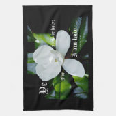 Zuidelijke Magnolia met Leviticus 11:44 Theedoek (Verticaal)