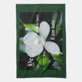 Zuidelijke Magnolia met Leviticus 11:44 Theedoek (Verticaal)