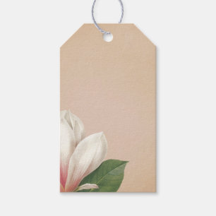 Zuidelijke Magnoliabloem Antiek blos Cadeaulabel