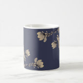 Zuidelijke Magnolias en Midnight Blue Koffiemok (Center)