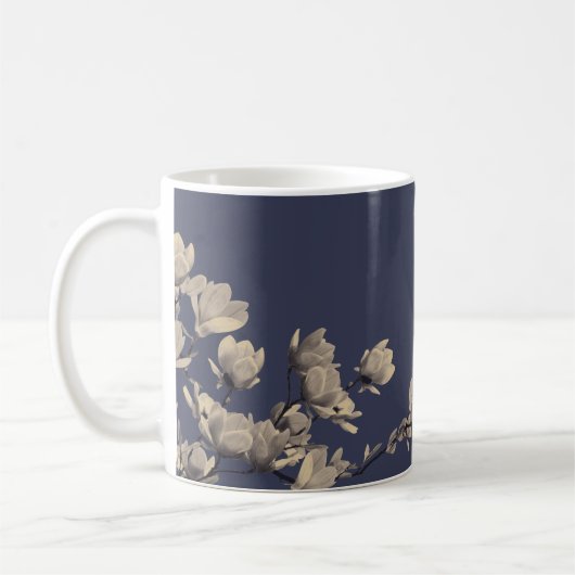 Zuidelijke Magnolias en Midnight Blue Koffiemok (Links)