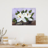 Zuidelijke Magnolias Poster (Keuken)