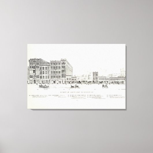 Zuidelijke markt 7e canvas afdruk (Voorkant)