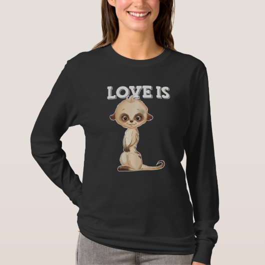 Zuidelijke meerkat t-shirt (Voorkant)
