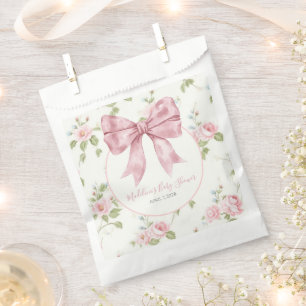 Zuidelijke Meisje Roze Bloemen Baby Shower Bedankzakje
