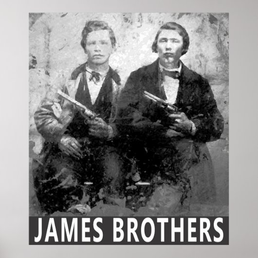 ZUIDELIJKE OUTLAGEN FRANK EN JESSE JAMES POSTER (Voorkant)
