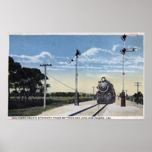 Zuidelijke Pacifische Spoorweg naar Pajaro Poster (Voorkant)