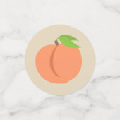Zuidelijke Peach Emoji - Confetti van de zomerpart (Kleine voorkant)