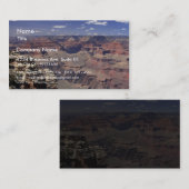 zuidelijke rand van de grote kanon in Arizona Visitekaartje (Voorkant / Achterkant)
