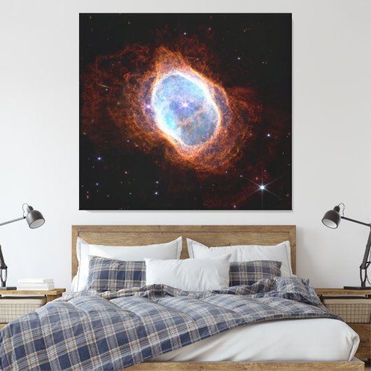 Zuidelijke Ring Nebula Space James Webb Telescope Canvas Afdruk (Insitu (Slaapkamer))