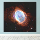 Zuidelijke Ring Nebula Space James Webb Telescope Canvas Afdruk (Insitu (Houten vloer))