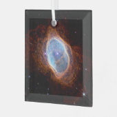 Zuidelijke Ring Nebula Space James Webb Telescope Glas Ornament (Voorkant links)