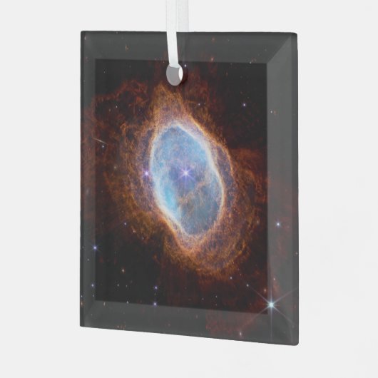 Zuidelijke Ring Nebula Space James Webb Telescope Glas Ornament (Voorkant links)