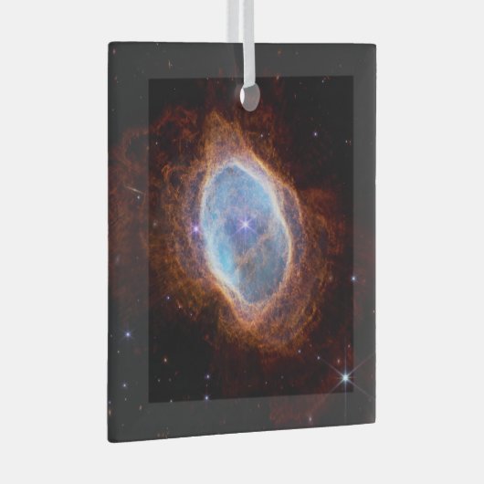 Zuidelijke Ring Nebula Space James Webb Telescope Glas Ornament (Voorkant Rechts)