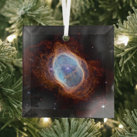 Zuidelijke Ring Nebula Space James Webb Telescope Glas Ornament (Insitu)