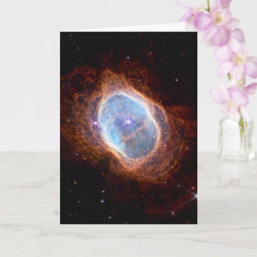 Zuidelijke Ring Nebula Space James Webb Telescope Kaart (Orchidee)