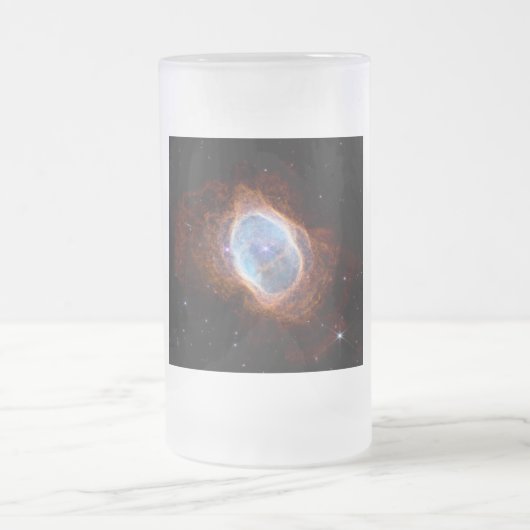 Zuidelijke Ring Nebula Space James Webb Telescope Matglas Bierpul (Center)