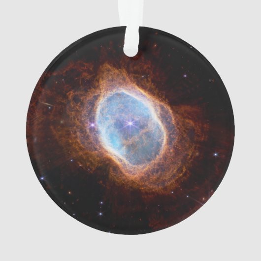 Zuidelijke Ring Nebula Space James Webb Telescope Ornament (achterkant)