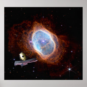 Zuidelijke Ring Nebula Space James Webb Telescope Poster