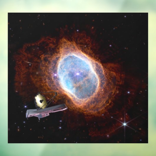 Zuidelijke Ring Nebula Space James Webb Telescope Raamsticker (Vel 3)