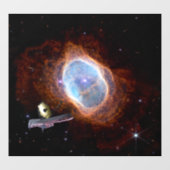 Zuidelijke Ring Nebula Space James Webb Telescope Raamsticker (Vel)