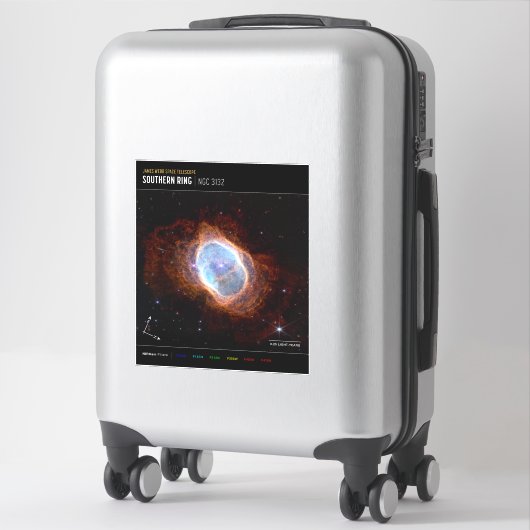 Zuidelijke Ring Nebula Space James Webb Telescope Sticker (Koffer)