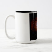 Zuidelijke Ring Nebula Space James Webb Telescope Tweekleurige Koffiemok (Links)