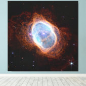 Zuidelijke Ring Planetaire Nebula | NIRCam | JWST Canvas Afdruk (Insitu (Houten vloer))