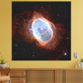Zuidelijke Ring Planetaire Nebula | NIRCam | JWST Canvas Afdruk (Insitu (Woonkamer))