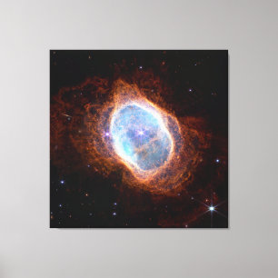 Zuidelijke Ring Planetaire Nebula   NIRCam   JWST Canvas Afdruk