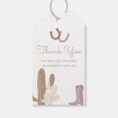 Zuidelijke Rodeo Cowgirl Labels Cadeaulabel (Voorkant)