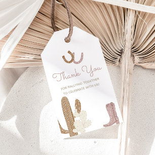 Zuidelijke Rodeo Cowgirl Labels Cadeaulabel