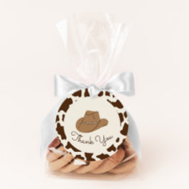 Zuidelijke Rodeo Neutrale Cowboy Birthday Gift Lab Bedankjes Labels