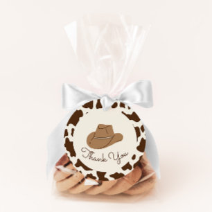 Zuidelijke Rodeo Neutrale Cowboy Birthday Gift Lab Bedankjes Labels