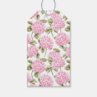 Zuidelijke Roze Hortensia Cadeaubijsluiters Cadeaulabel