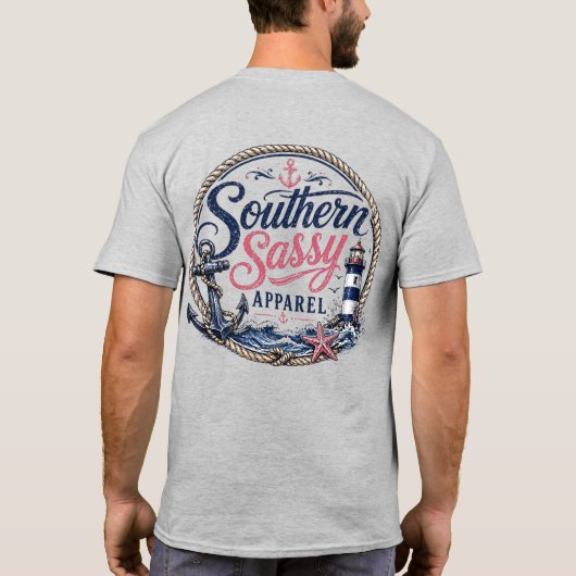 Zuidelijke Sassy Kleding T-shirt (Achterkant)