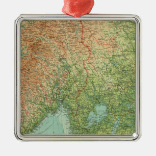 Zuidelijke Scandinavië en Denemarken Metalen Ornament