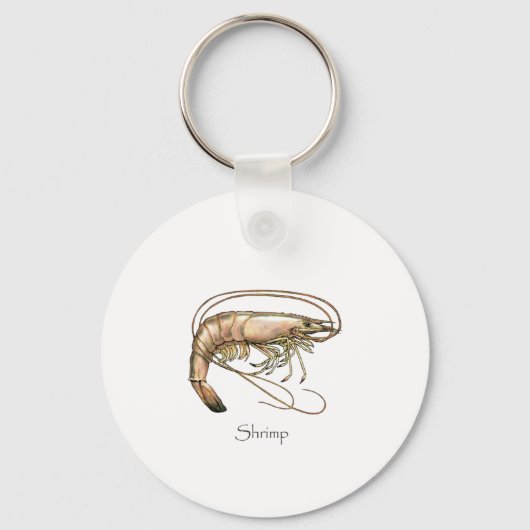 Zuidelijke Shrimp Art Logo Sleutelhanger (Voorkant)