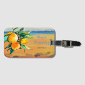 Zuidelijke sinaasappels bagagelabel (Voorkant (horizontaal))