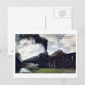 Zuidelijke spoorbrug over de Suwannee-rivier Briefkaart (Voorkant / Achterkant)