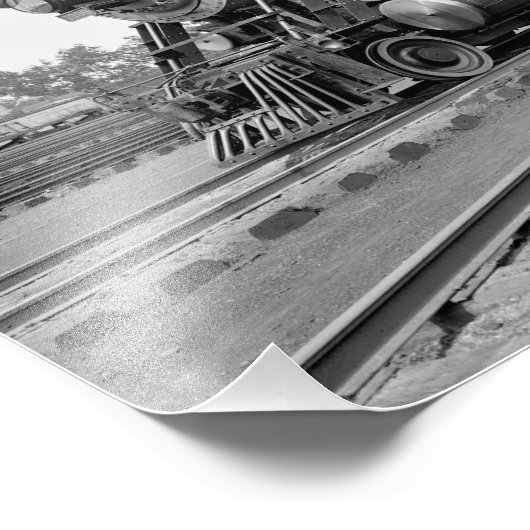  Zuidelijke Spoorweg P.S.4 Steamlocomotief Foto Afdruk (Hoek)