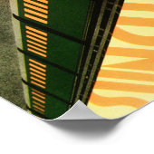 Zuidelijke Spoorwegen Vintage Art Deco Poster (Hoek)