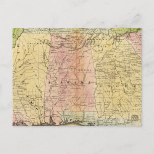 Zuidelijke staten briefkaart