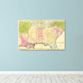 Zuidelijke staten canvas afdruk (Insitu (Houten vloer))