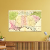 Zuidelijke staten canvas afdruk (Insitu (Woonkamer))