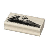 Zuidelijke Stijl Pecan Pie Slice American Dessert Rubberstempel (Stempel)