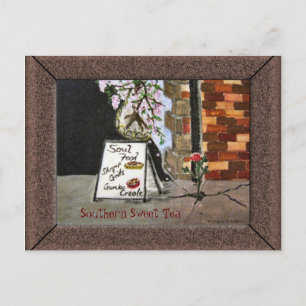 Zuidelijke stijl Soul Food Briefkaart