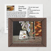 Zuidelijke stijl Soul Food Briefkaart (Voorkant / Achterkant)