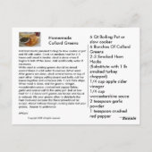 Zuidelijke stijl Soul Food Briefkaart (Achterkant)