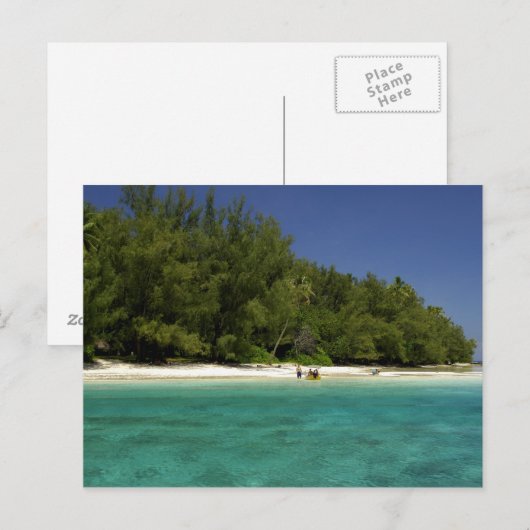 Zuidelijke Stille Oceaan, Frans-Polynesië, Moorea Briefkaart (Voorkant / Achterkant)